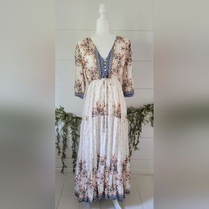 Saltwater Crush Boutique(AU) Jaase Paisley Boho Maxi Dress